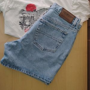 Tommy Hilfiger | Vintage Mom Denim High Waisted Light Wash Jean Shorts